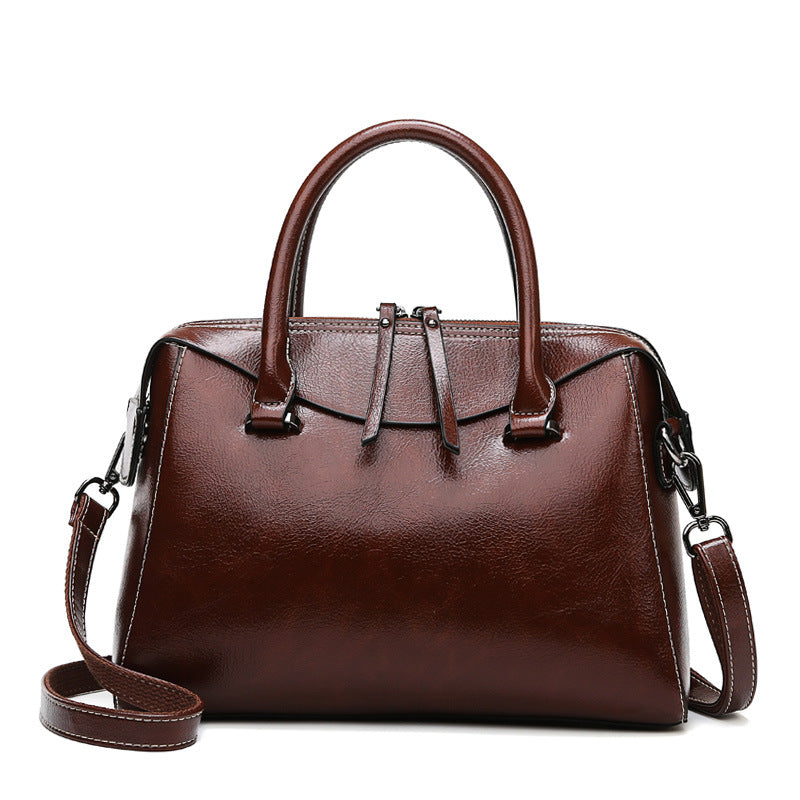 Handbags Women Texture Soft Leather Women Bag Trendy Large Capacity Bag Shoulder Messenger Bag
