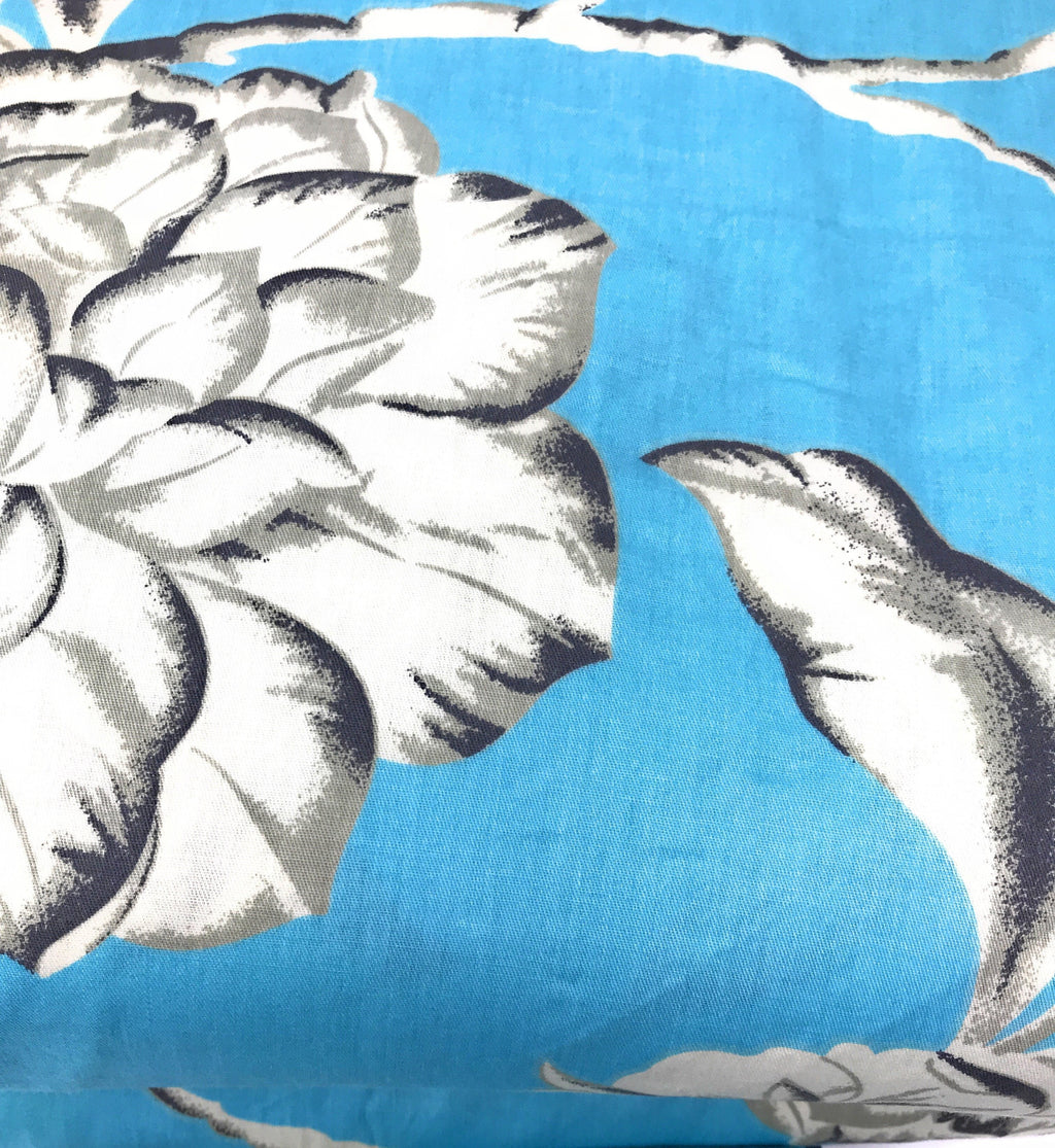 Tache Cotton Butterfly Wonderland Aqua Floral Flat Sheet (2142FLT)