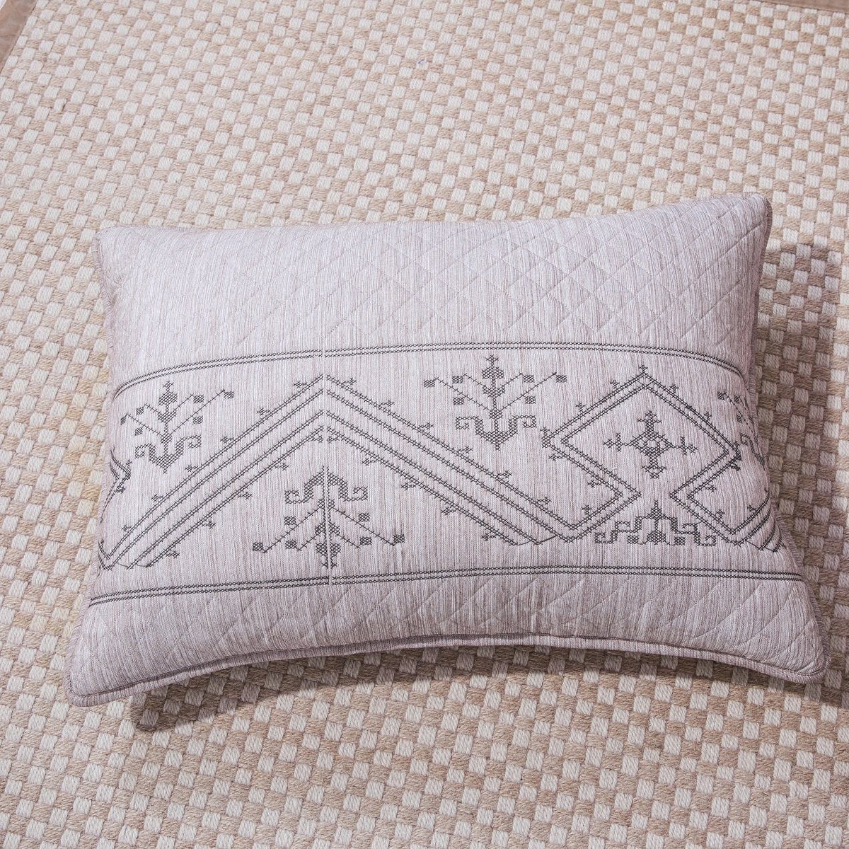 DaDa Bedding Whimsical Lavender Grey Cottage Soft Quilted Coverlet Bedspread Set - Twin (JHW866)