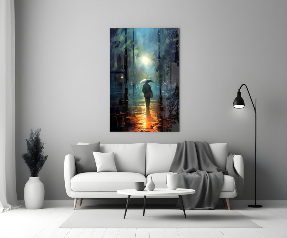 Alone Glass Wall Art || Designer Collection